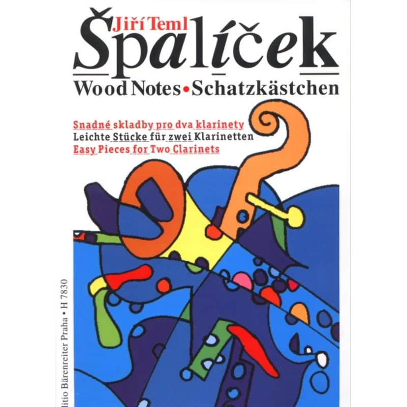 Bärenreiter Špalíček (snadné skladby pro dva klarinety)