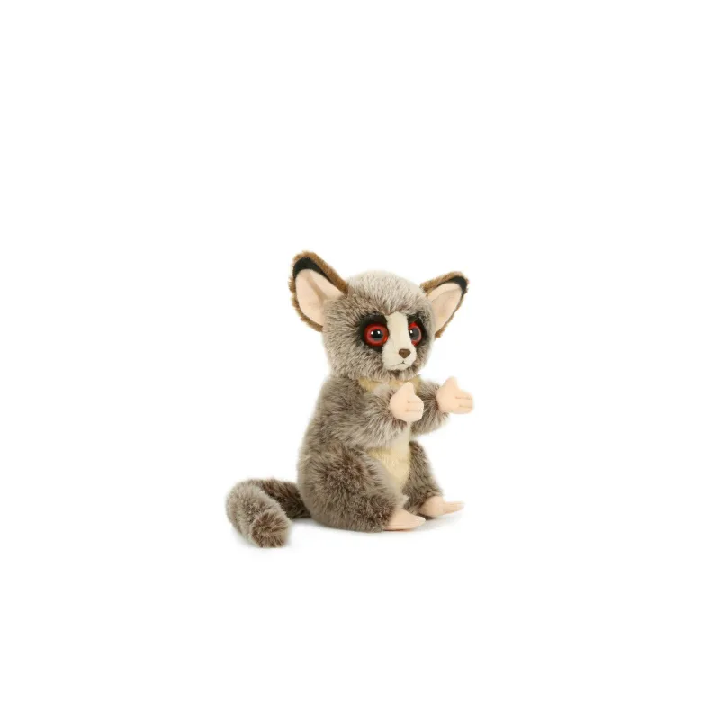 Teddies Opica/Opička Galago sediaca plyš 11x18cm 0m+