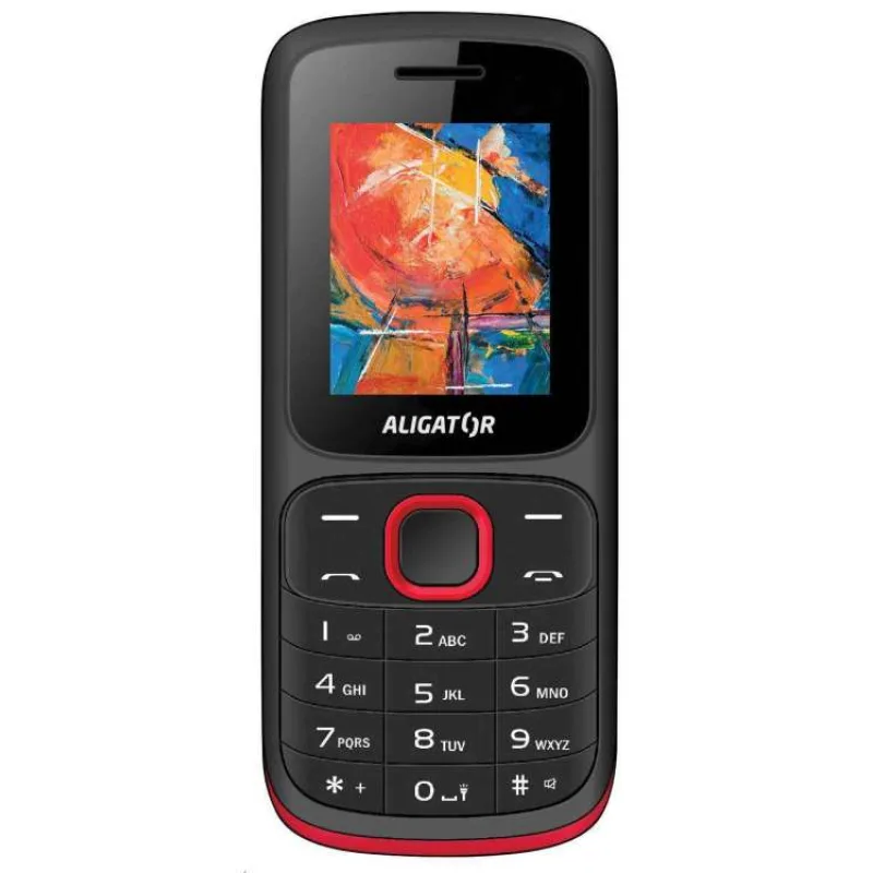 ALIGATOR D210 Dual sim čierno-červený (AD210BR)