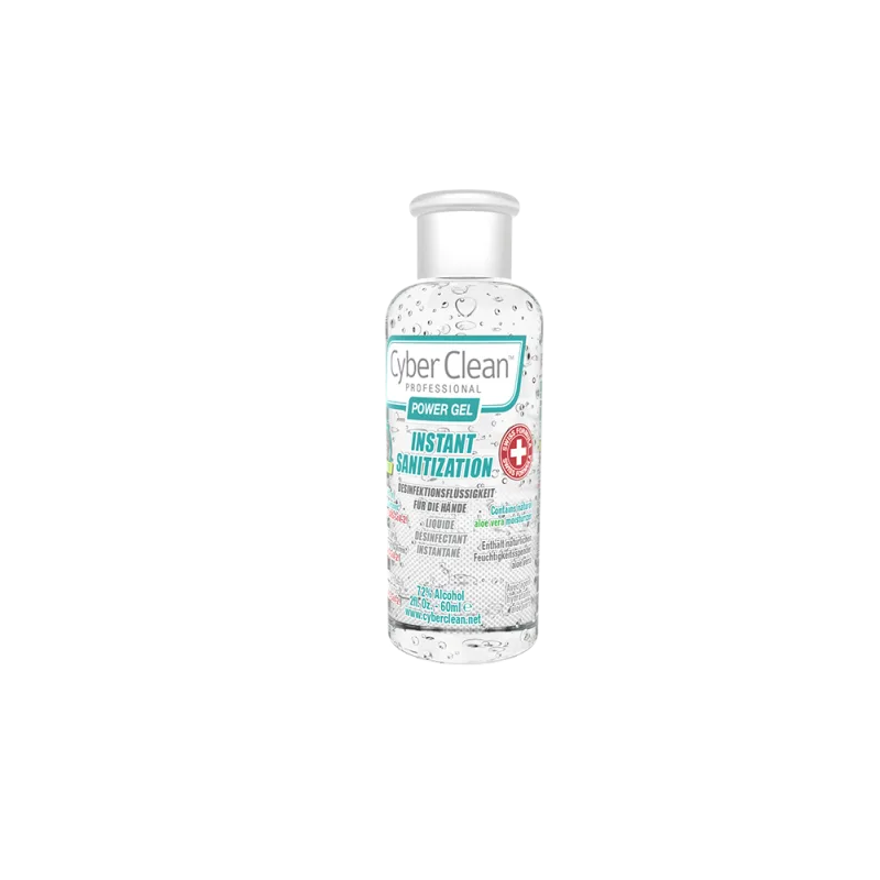 CYBER CLEAN CyberClean POWER GEL - instant liquid sanitizer 2 oz / 60 ml (47030) 47030