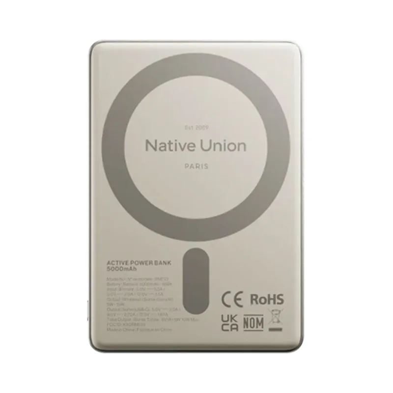Native Union Active Magnetic Powerbank 5000 mAh – Sandstone