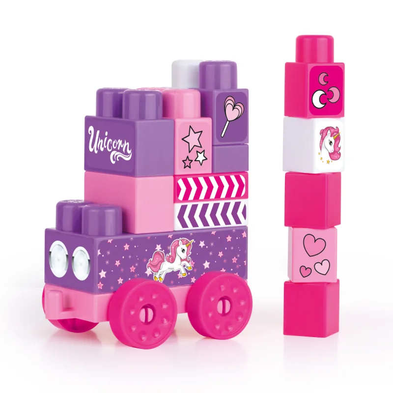 Dolu Unicorn Maxi kocky v taške so zipsom, 20ks