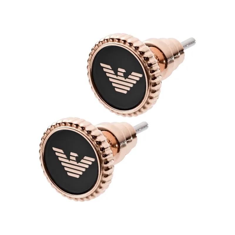 Dámske náušnice Emporio Armani s logom orla z ocele EGS2534221
