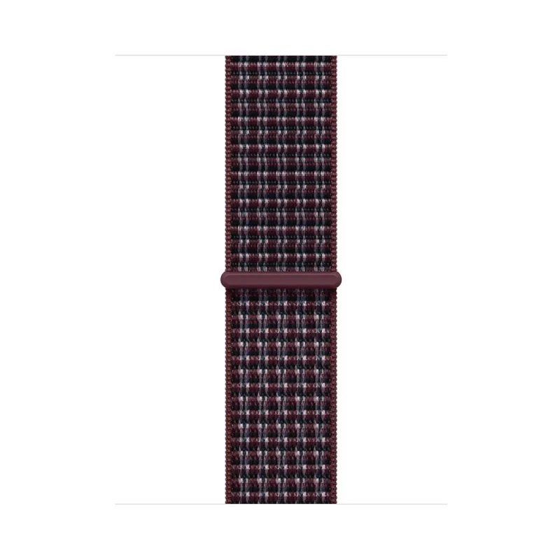 Watch Acc/ 40/ Burgundy Plaid Sport Loop MK7R4ZM/A