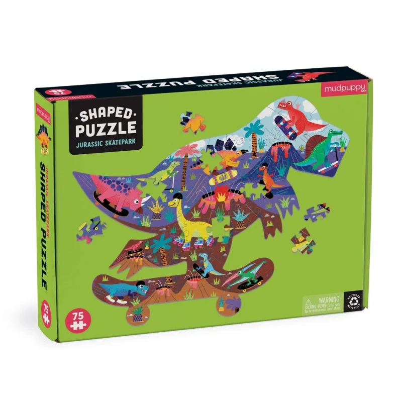 Mudpuppy Mudpuppy Puzzle Jurský skatepark 75 dielov