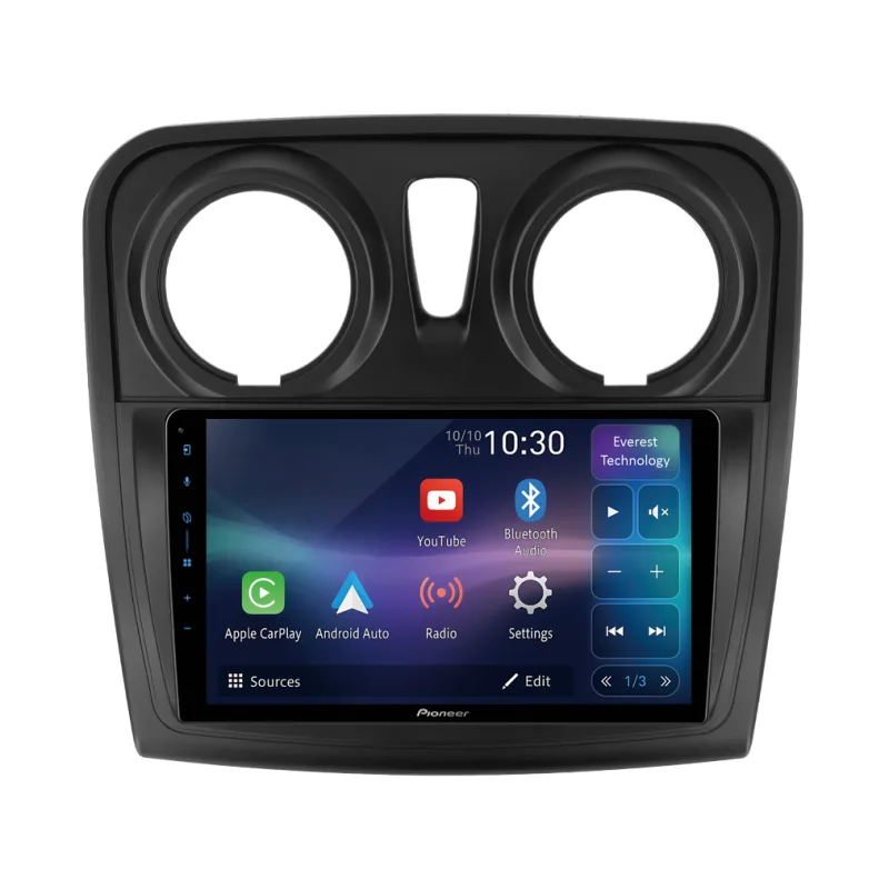 Pioneer 2DIN autorádio SPH-PF97BT, Dacia Logan II, Sandero II s kulatými průduchy SPH-PF97BT/A7105