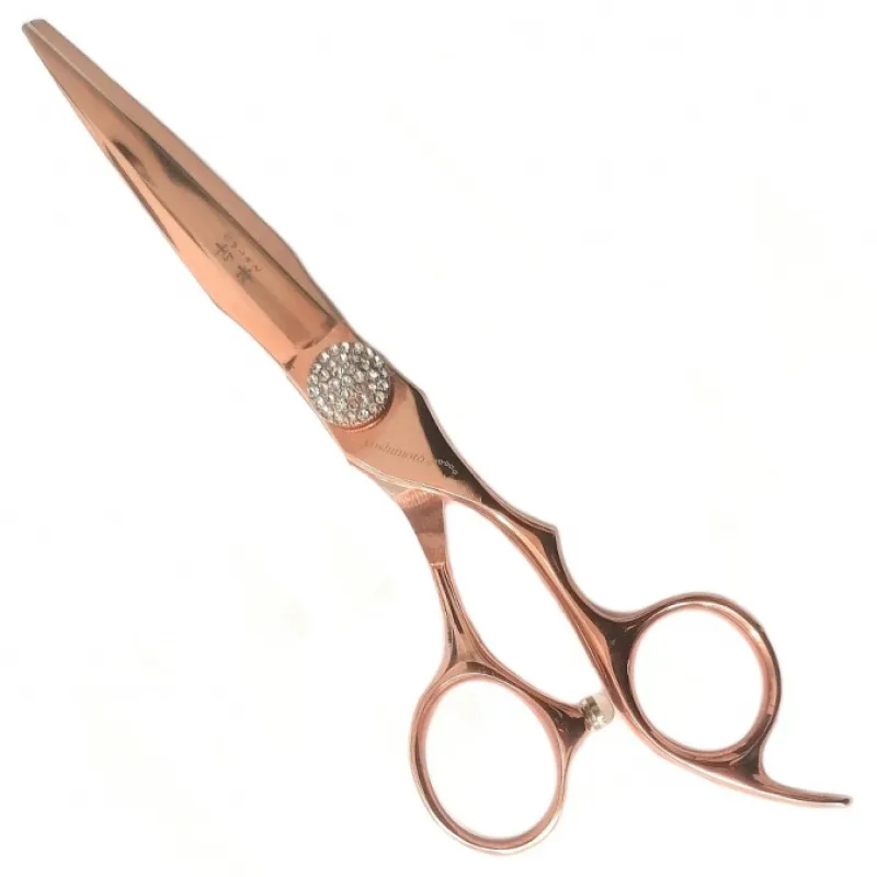 PRO FEEL JAPAN YOSHIMOTO JAPAN HK02-60 ROSEGOLD - profesionálne kadernícke nožnice na vlasy 6'