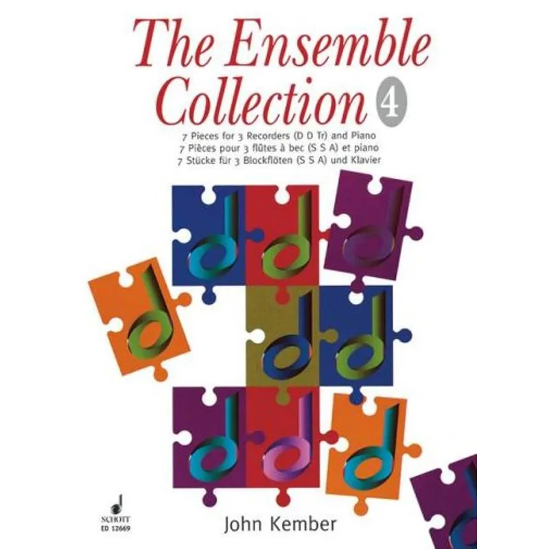 Schott Music The Ensemble Collection - zobcová flétna