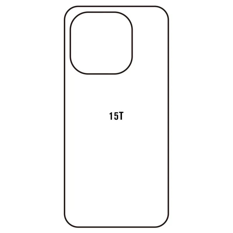 Sunshine Xiaomi 15T Zadná Hydrogél ochranná fólia Strih: Zadná časť 1, Typ fólie: Číra