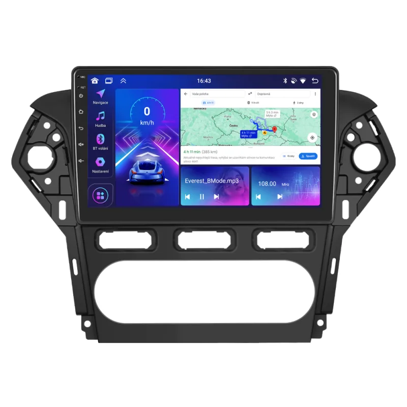Bmode 2DIN autorádio BEX221 Android, Ford Mondeo IV BEX-UN06/A7106
