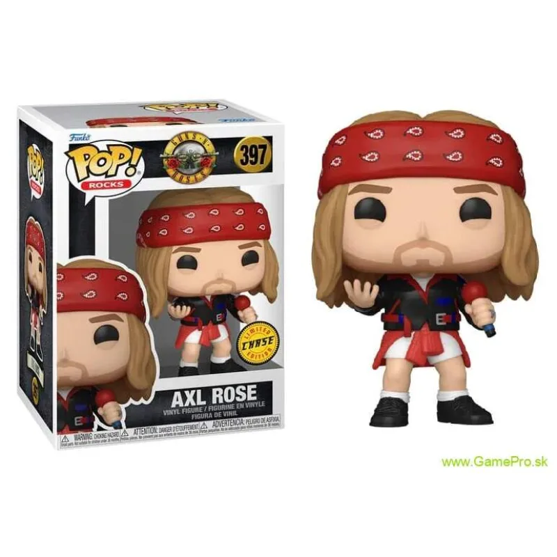 Funko Pop! 397 Guns N Roses Axl Rose Limited Chase Edition