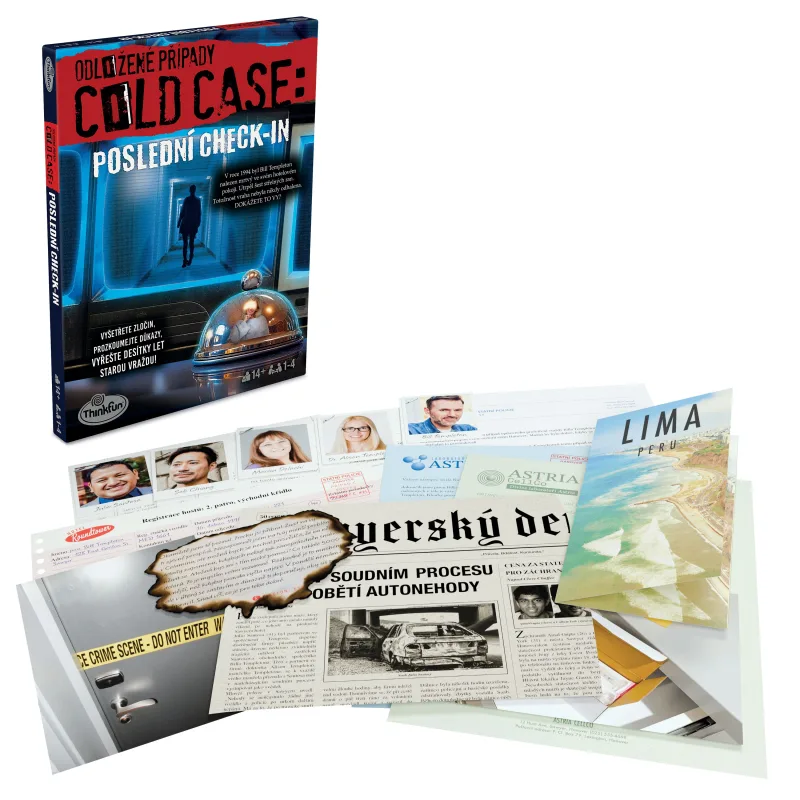 Ravensburger ThinkFun Odložené prípady: Posledný check-in