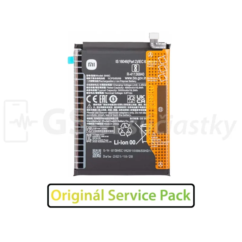 Originál batéria Xiaomi BN5C pre Xiaomi Poco M4 Pro 5G