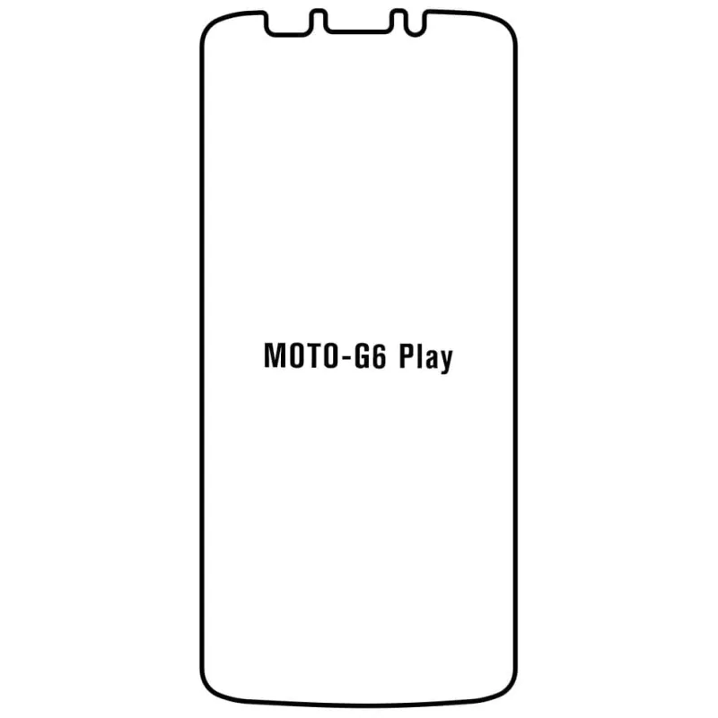 Sunshine Motorola G6 PLAY Predná Hydrogél ochranná fólia Strih: Kompatibilná s krytom, Typ fólie: Číra