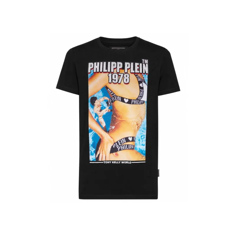 Philipp Plein Tony Kelly Body Round Neck T-shirt Black - XL