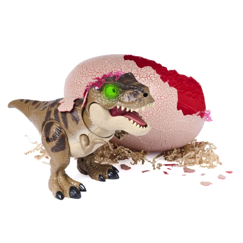 Spin Master PRIMAL HATCH DINO INTERAKTIVNÍ T-REX LÍHNOUCÍ SE Z VEJCE ŠEDÝ