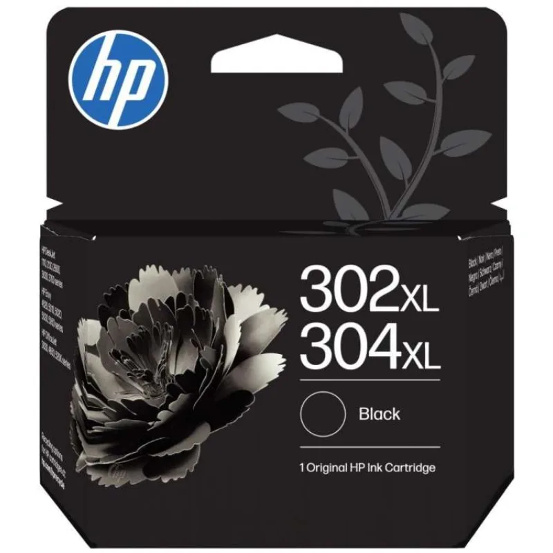 HP 302XL/304XL Black Original Ink Crtg (B7RT9AE)