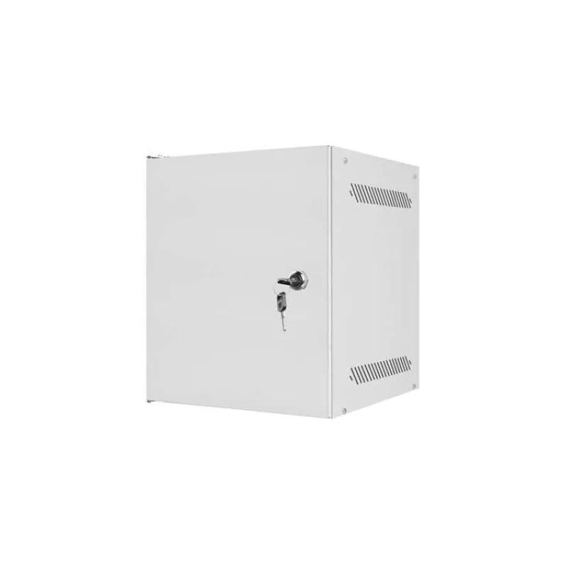 LANBERG RACKOVÁ SKRIŇA 10" PRO MONTÁŽ NA STENU 6U/280X310 PRO VLASTNÚ MONTÁŽ S KOVOVÝMI DVERAMI ŠEDÁ (WF10-2306-00S)