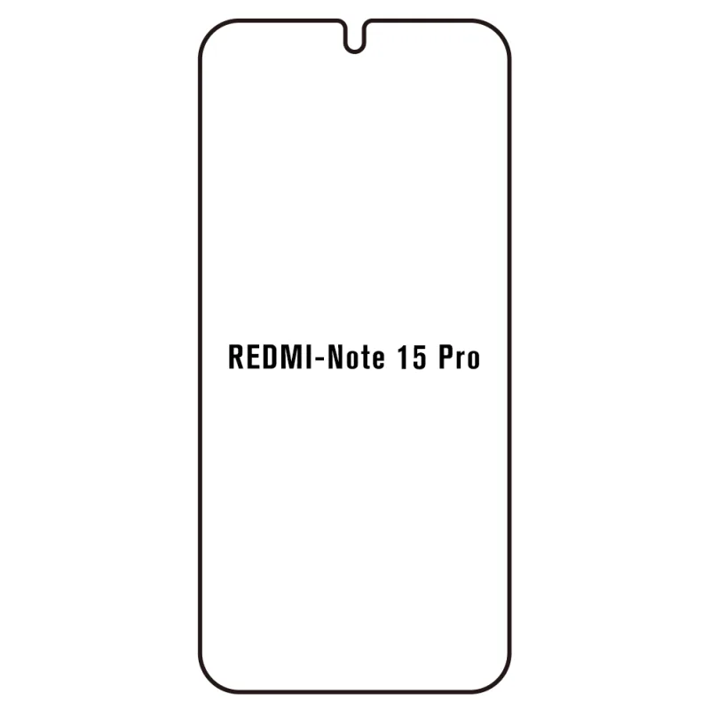 Sunshine Xiaomi Redmi Note 15 Pro 5G Predná Hydrogél ochranná fólia Strih: Kompatibilná s krytom 2, Typ fólie: Anti-Spy (Privacy)