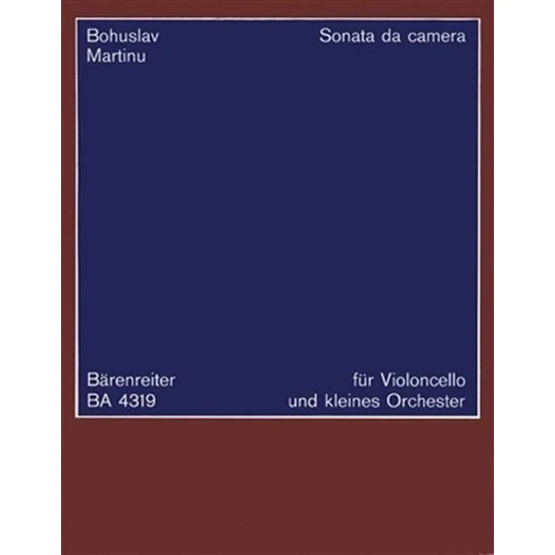 Bärenreiter Sonata da camera pro violoncello a malý orchestr