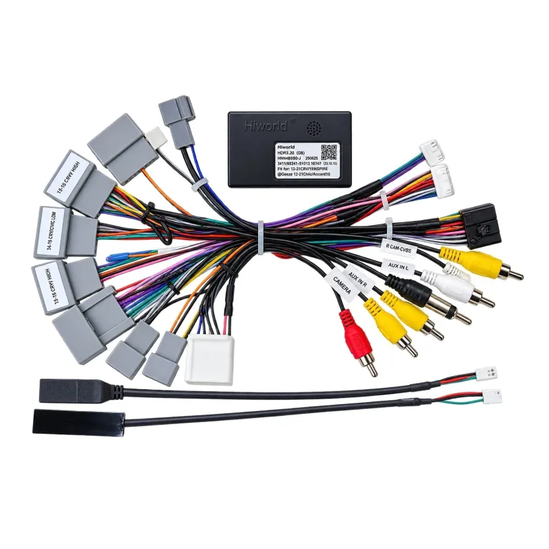 2DIN Napájecí kabel s CANBUS HDF3.20 - Honda CC048