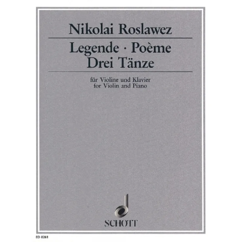 Schott Music Legenda, Poema, Tři tance