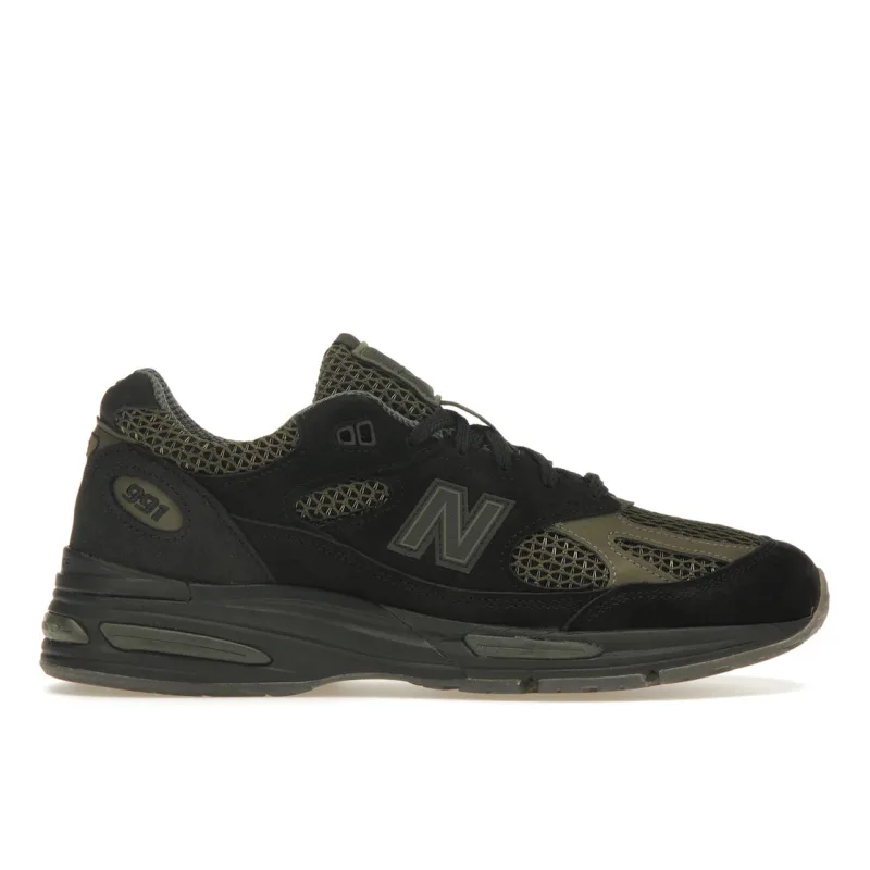 New Balance 991v2 MiUK Stone Island Black - 44
