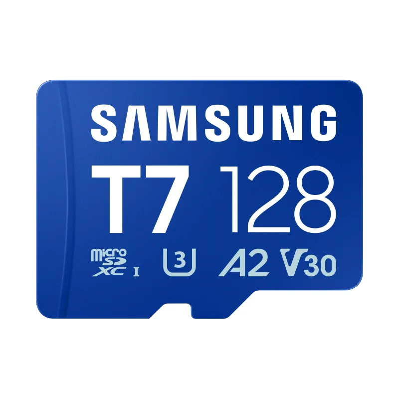 Samsung T7/ Micro SDXC/ 128GB/ UHS-I U3 / Class 10/ Modrá MB-MB128T/WW