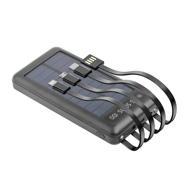 Solárna Powerbanka Setty SLR-100 10000 mAh čierna
