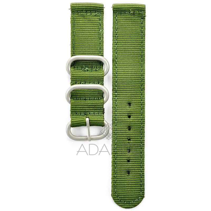Nylonový remienok na hodinky 20 mm zelený ADANITO 109AR27W20
