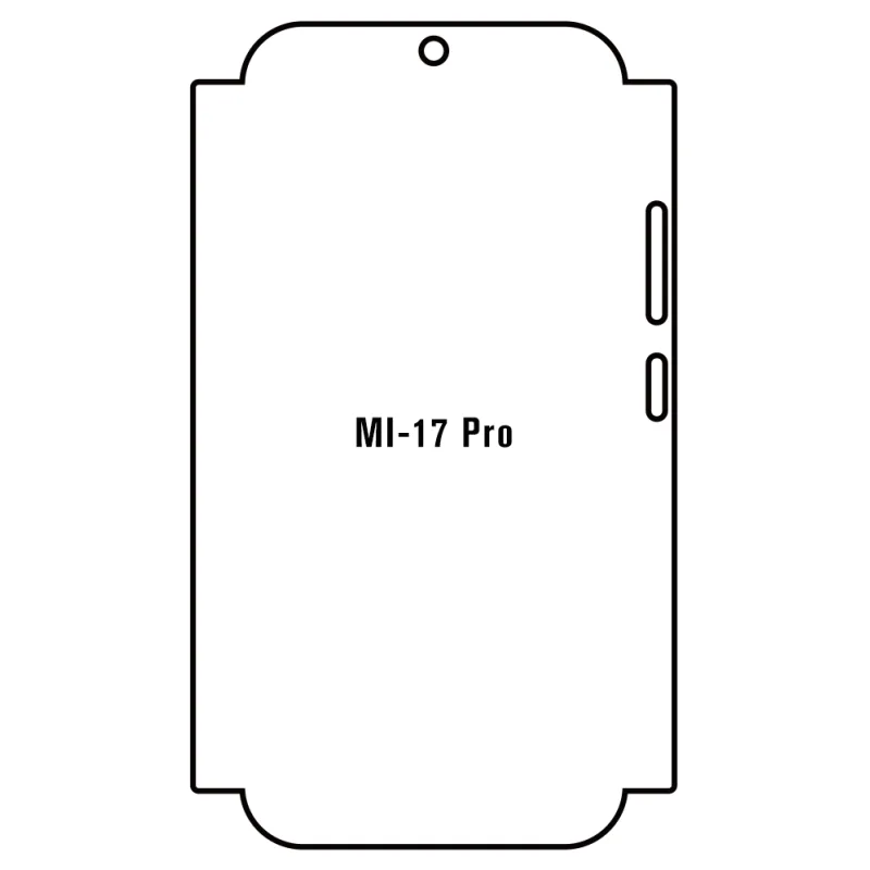 Sunshine Xiaomi 17 Pro Predná Hydrogél ochranná fólia Strih: Predná časť a rám, Typ fólie: Anti-Spy (Privacy)