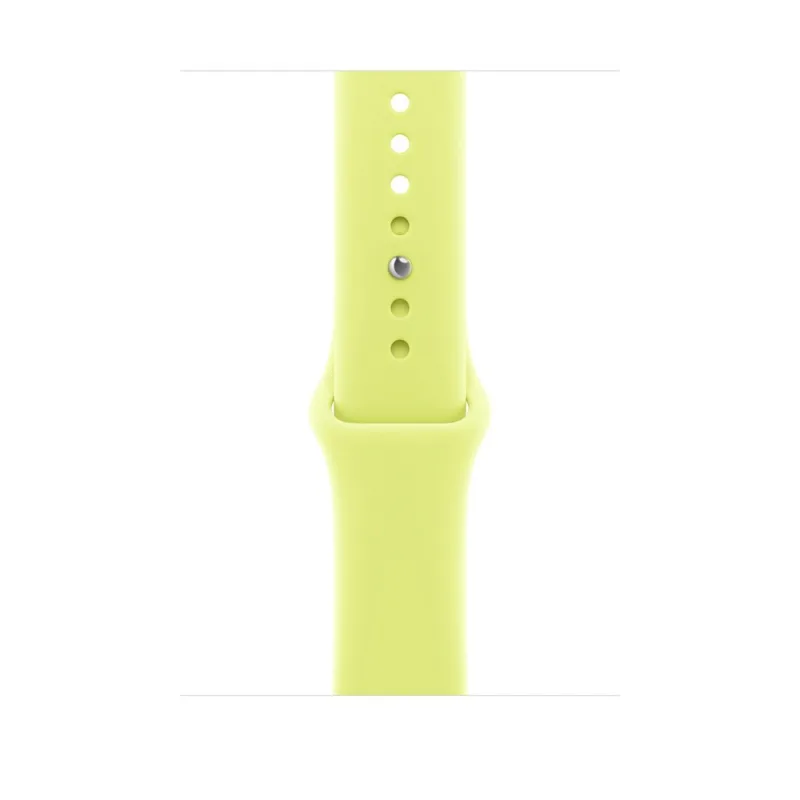 Apple Watch 46 mm neónovo žltý športový remienok – S/M MFGV4ZM/A