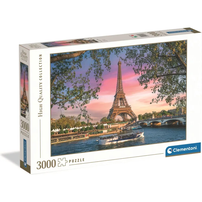 Puzzle Clementoni 3000 dielikov Železná dáma v ružovom