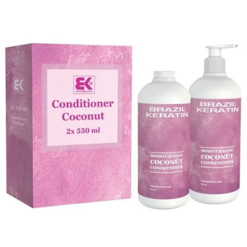 BRAZIL KERATIN Conditioner Coco hĺbkovo regenerujúci balzam s keratínom 2x550ml