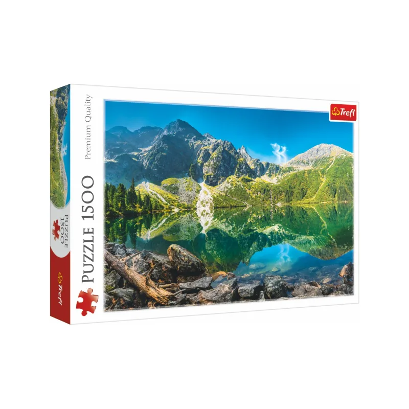 Trefl Puzzle Morské oko, Tatry, Poľsko 85x58cm 1500 dielikov v krabici 40x27x6cm