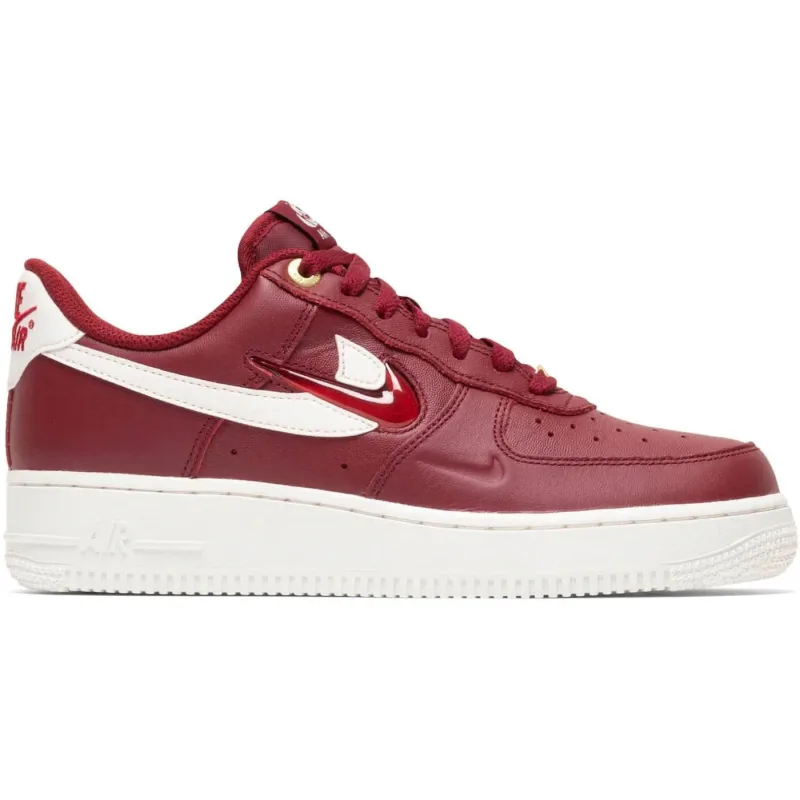 Nike Air Force 1 Low '07 Premium History Of Logos Team Red (Women's) - 38.5