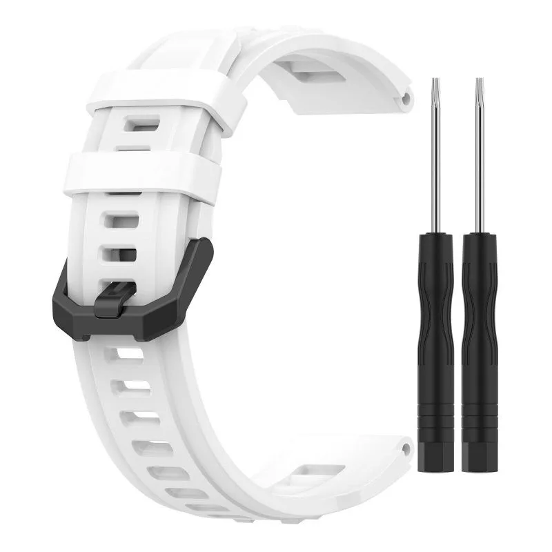 Silikonový řemínek pro Xiaomi Amazfit T-Rex Ultra - Bílý ESES 1530004264