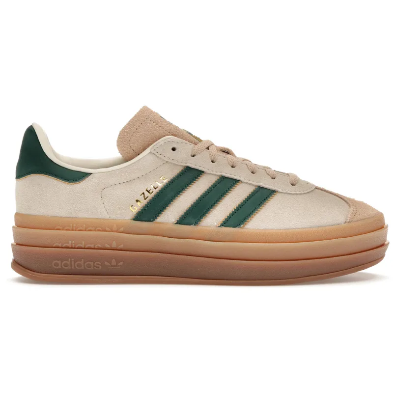 adidas Gazelle Bold Magic Beige Collegiate Green (Women's) - 36.5