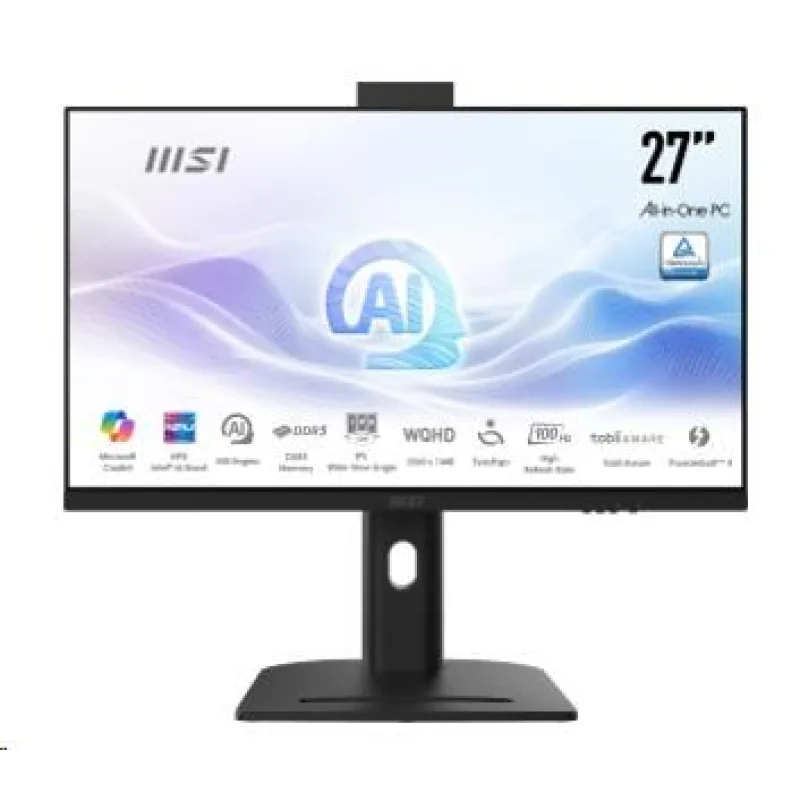 MSI PC AiO Modern AM273QP AI 1UMG-424XEU, Ultra 7 155H, 27" WQHD, Anti…
