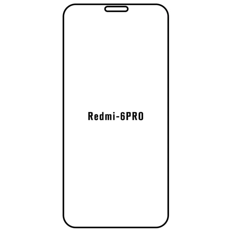 Sunshine Xiaomi Redmi 6 Pro Predná Hydrogél ochranná fólia Strih: Kompatibilná s krytom, Typ fólie: Číra