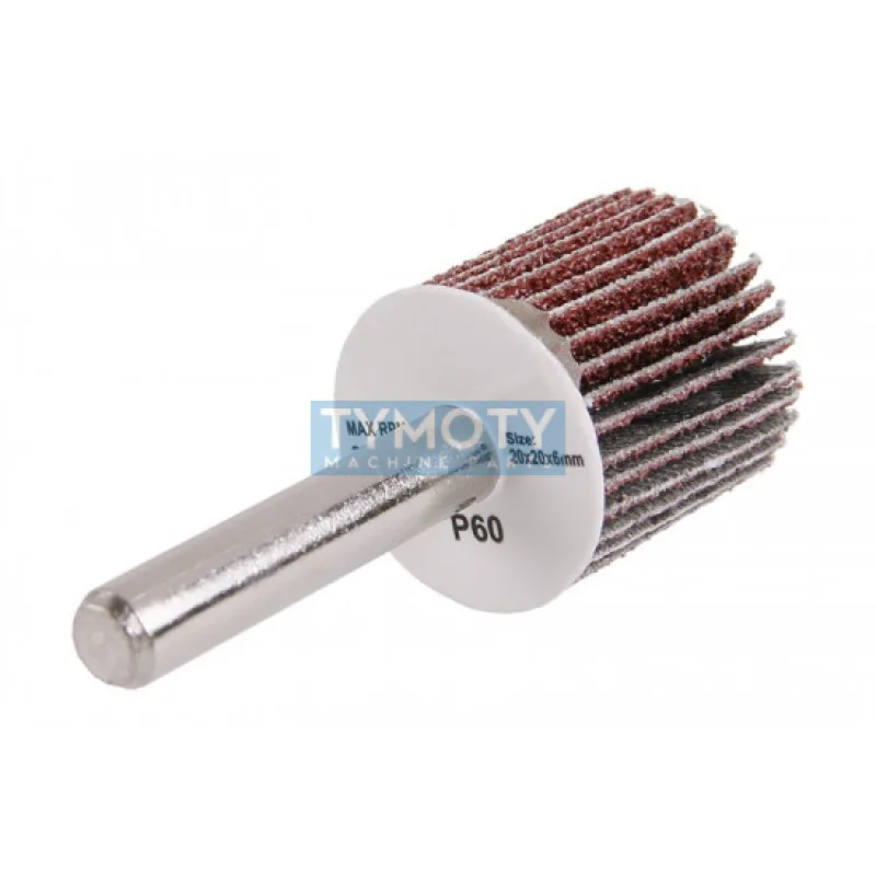 Kotúč lamelový brúsny 20x20x6mm P60 stopka