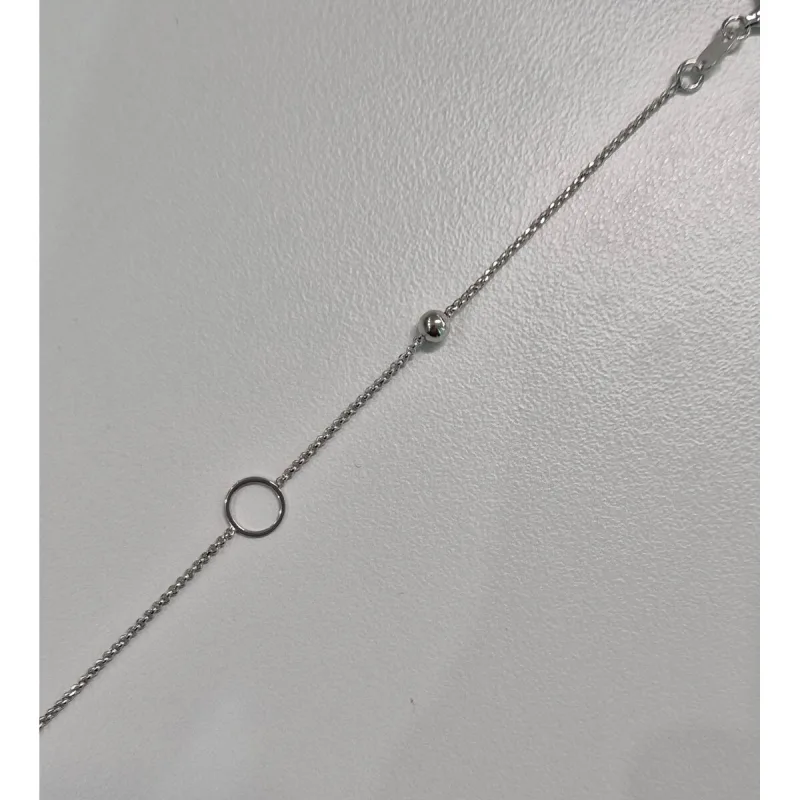 nár kolečko a kulička na rolíčku dĺžka náramku 17+3cm