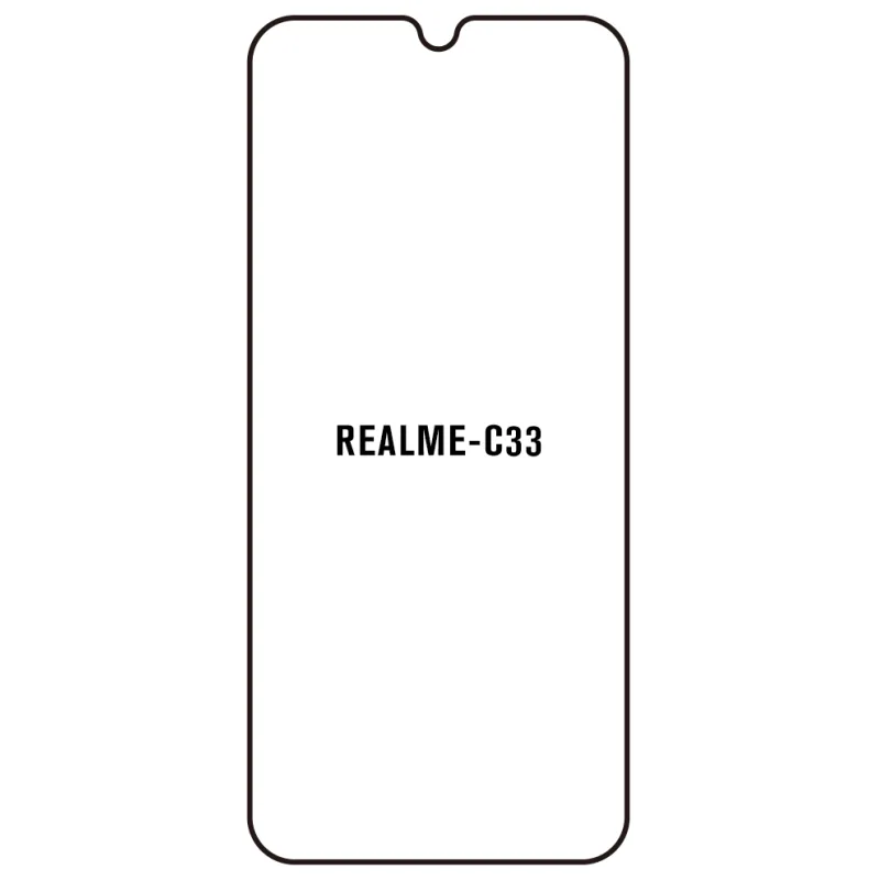 Sunshine Realme C33 2023 Predná Hydrogél ochranná fólia Strih: Kompatibilná s krytom, Typ fólie: Číra