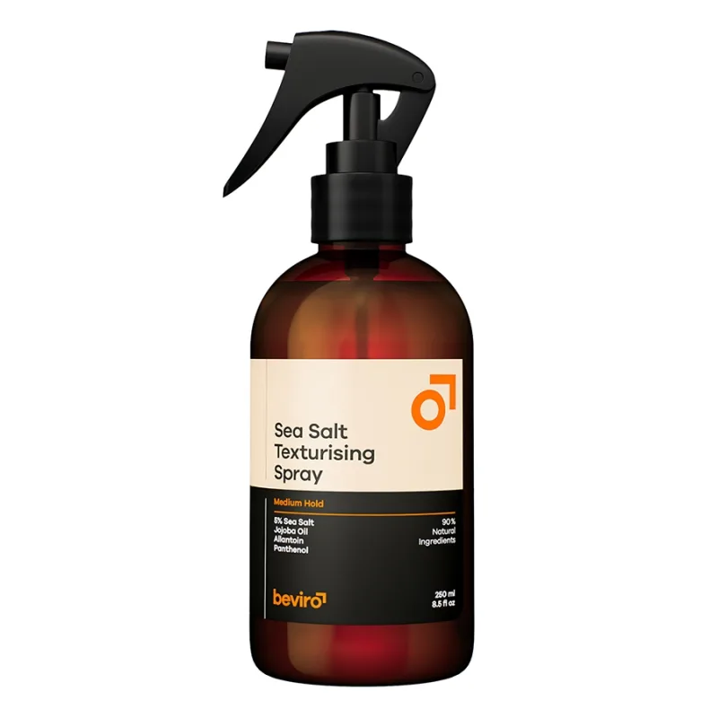 Slaný texturizační sprej se střední fixací BEVIRO Sea salt texturising spray 250 ml