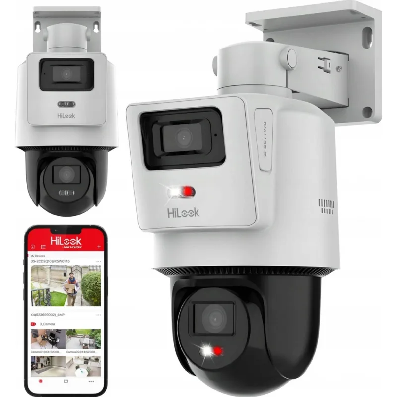 HiLook powered by Hikvision TandemVu kamera PTZ-N2D400M-DE/14, 2x 4MPx, 2…