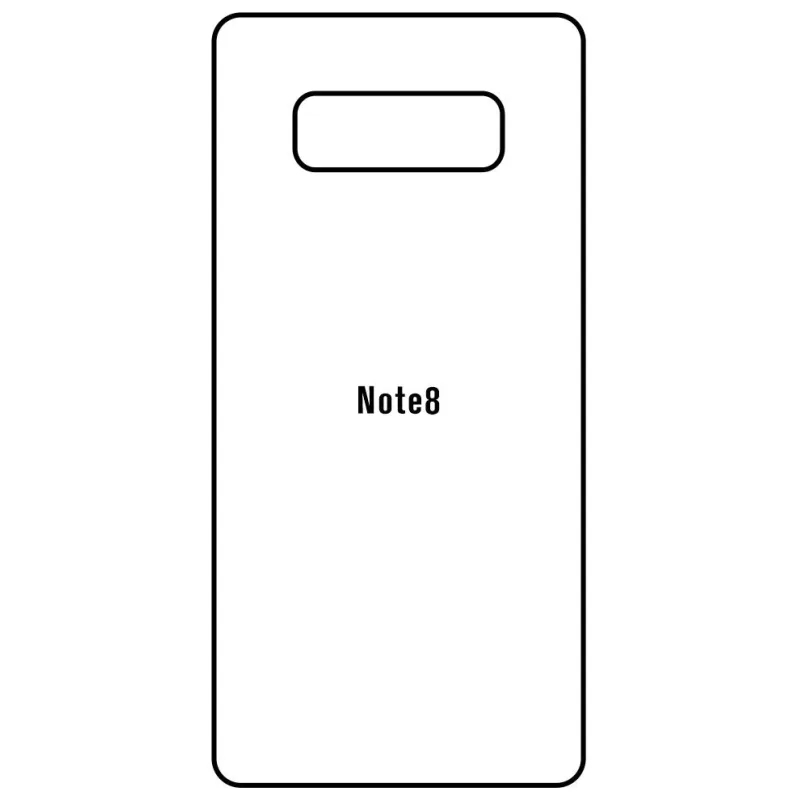 Sunshine Samsung Note8 Zadná Hydrogél ochranná fólia Strih: Zadná časť 2, Typ fólie: Matná