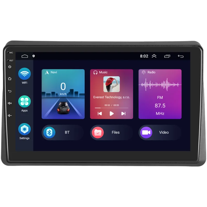 Podofo 2DIN autorádio PEV208 Android, Renault Master III, Opel Movano B, Nissan NV400 B063/A8134