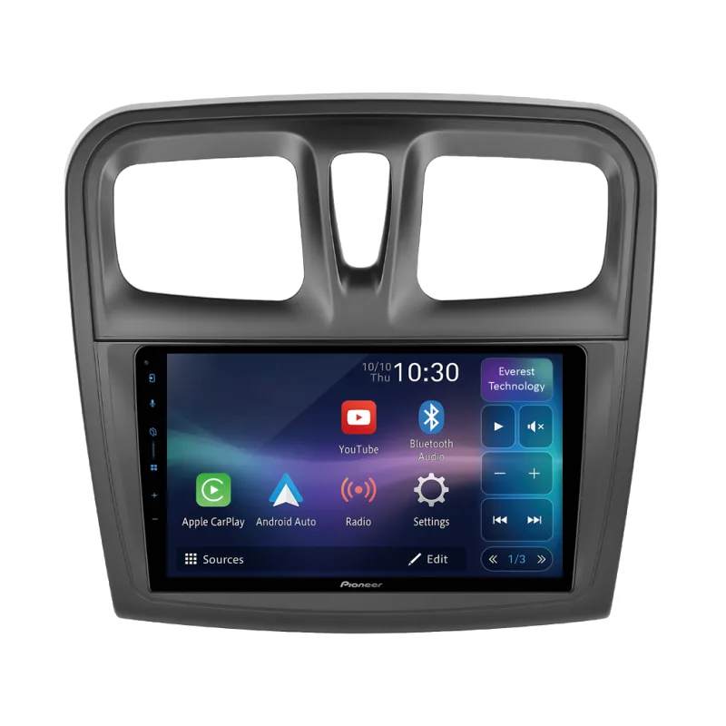 Pioneer 2DIN autorádio SPH-PF97BT, Dacia Logan II, Sandero II s hranatými průduchy SPH-PF97BT/A7653