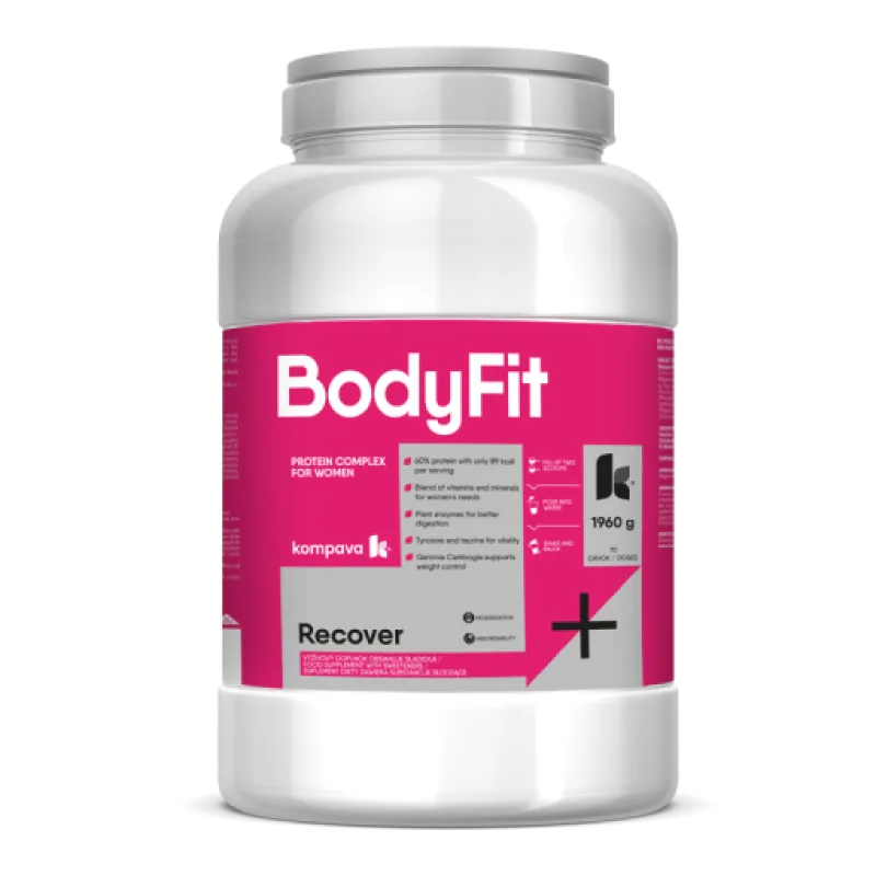 Kompava BodyFit 60 Protein, vanilka, 1960g