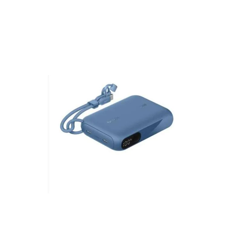 Belkin BOOST CHARGE USB-C Power Delivery PowerBanka s displejem, 10000mAh, 20W, modrá (BPB027hqBL)